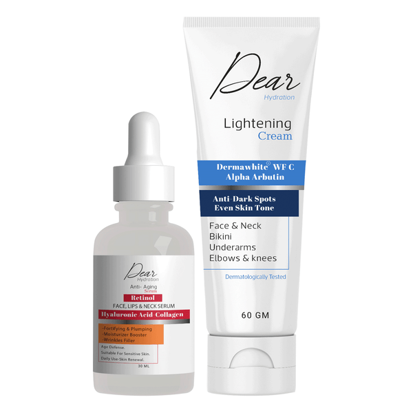 DEAR LIGHTENING CREAM + RETINOL SERUM