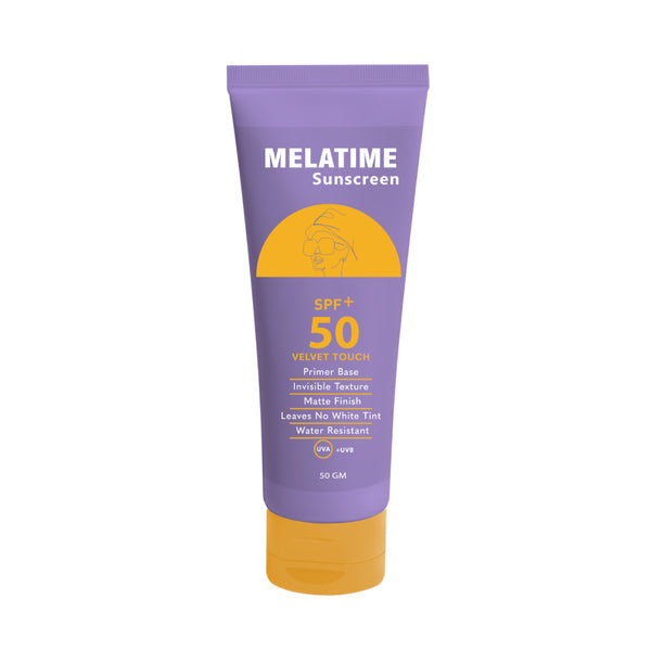 MELATIME SUN SCREEN SPF(50+)SUN GEL 50 GM