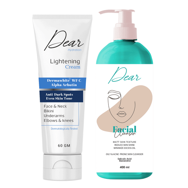 DEAR LIGHTENING CREAM + FACIAL CLEANSER 400 ML