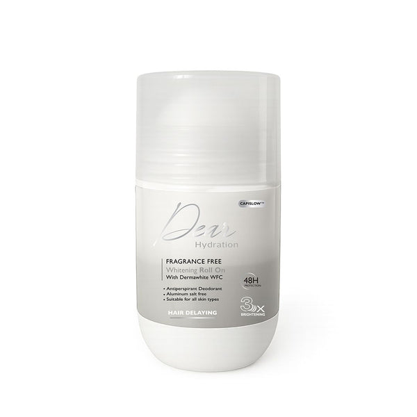 Dear Hydration Whitening Roll-On – Fragrance Free (60ml) With Dermawhite WFC &amp; Capislow™ Technology