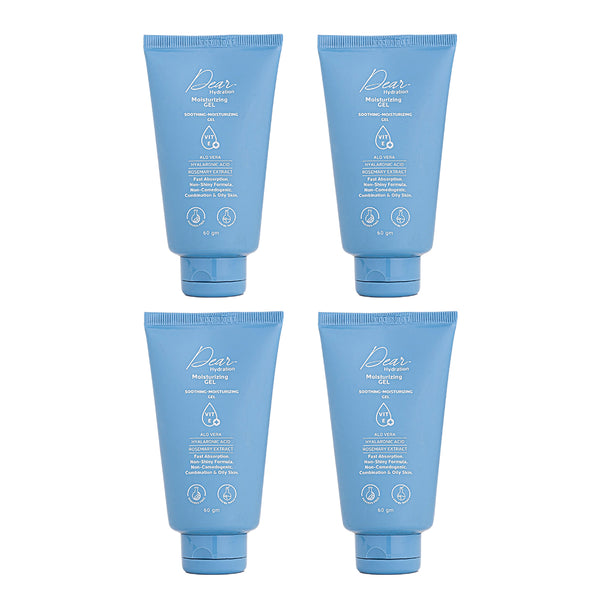 Travel size Moisturizer gel Set of 4